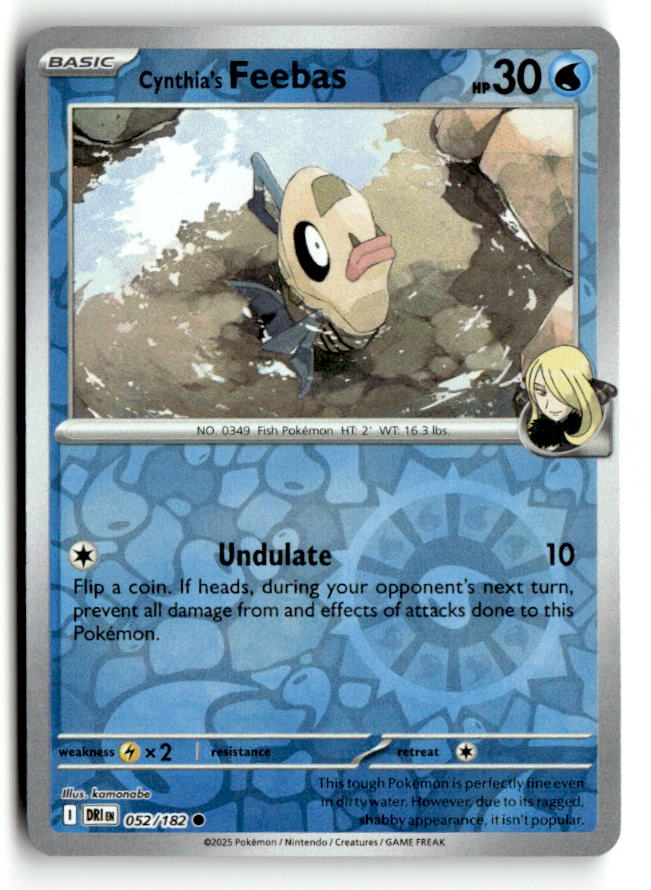 Cynthia's Feebas | Near Mint / English / Reverse Holofoil
