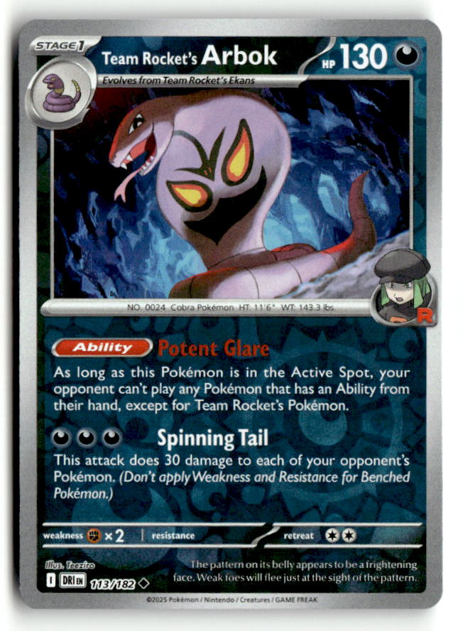 Team Rocket's Arbok