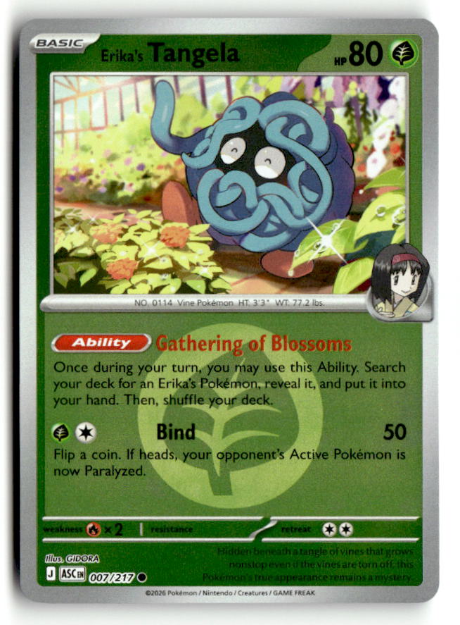 Erika's Tangela - 007/217 (Energy Symbol Pattern)