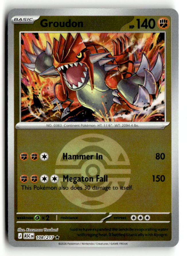 Groudon (Dusk Ball)