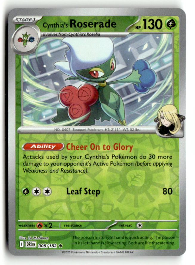 Cynthia's Roserade | Near Mint / English / Reverse Holofoil