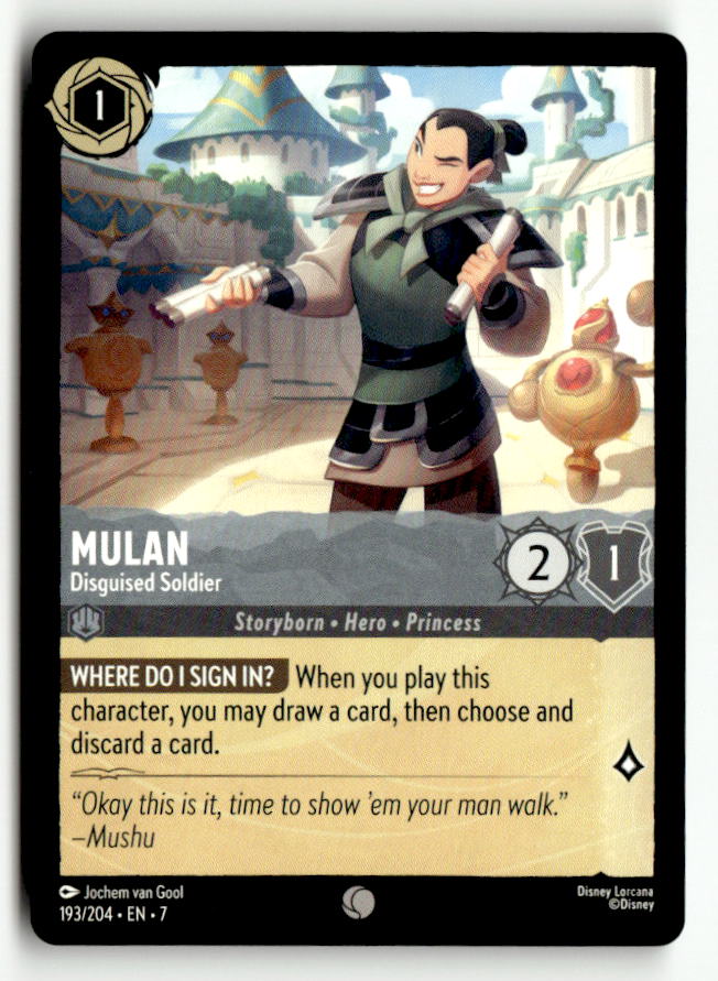 Mulan - Disguised Soldier | Near Mint / English / Normal