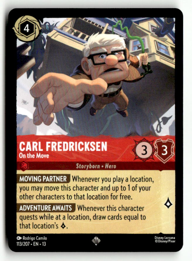 Carl Fredricksen - On the Move