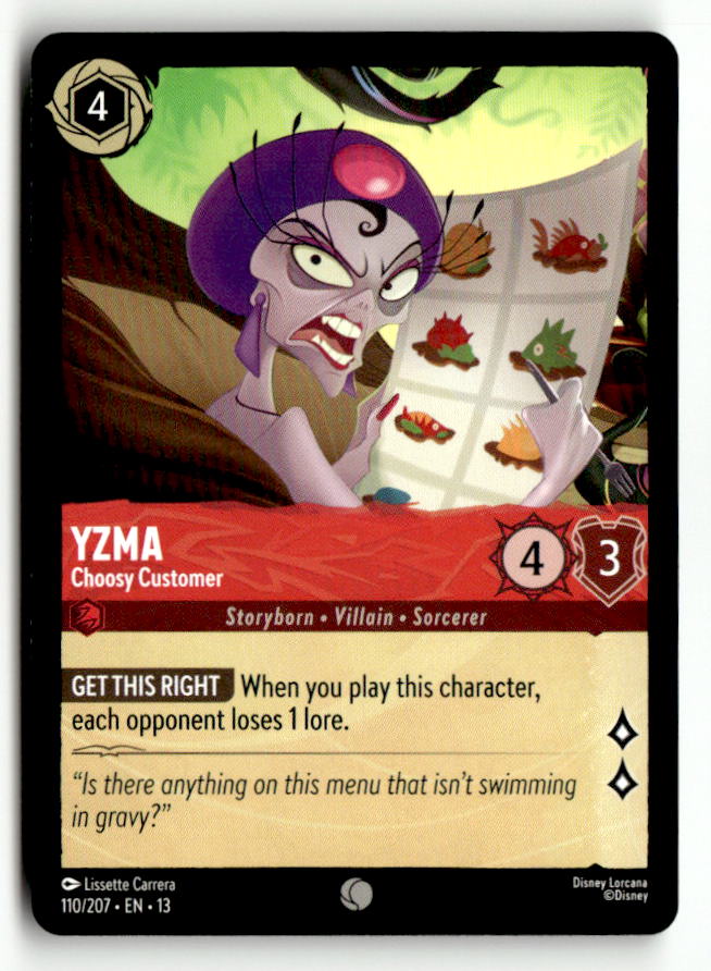Yzma - Choosy Customer