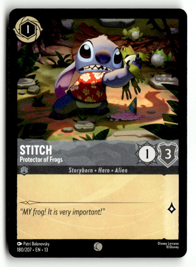 Stitch - Protector of Frogs