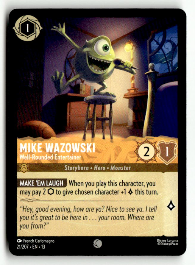 Mike Wazowski - Well-Rounded Entertainer