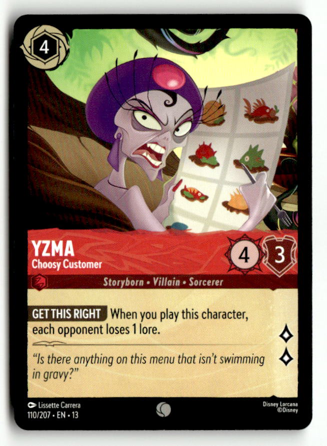 Yzma - Choosy Customer