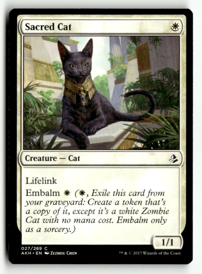 Sacred Cat | Lightly Played / English / Normal