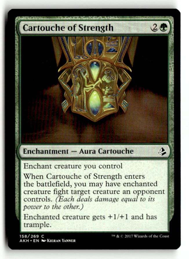 Cartouche of Strength | Lightly Played / English / Normal
