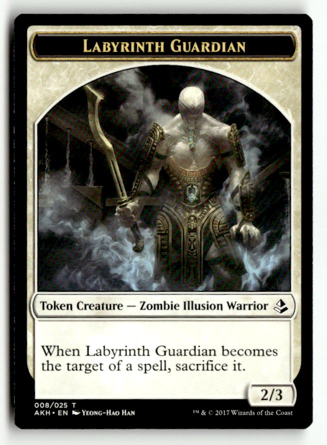 Labyrinth Guardian Token | Lightly Played / English / Normal