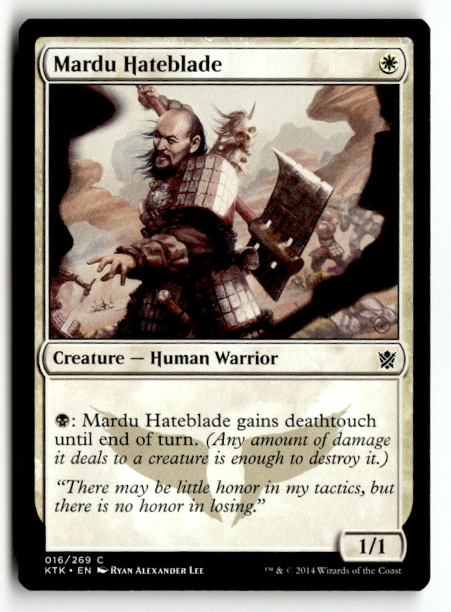 Mardu Hateblade | Lightly Played / English / Normal