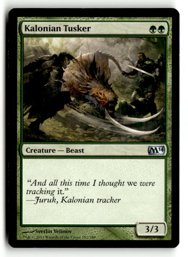 Kalonian Tusker | Lightly Played / English / Normal