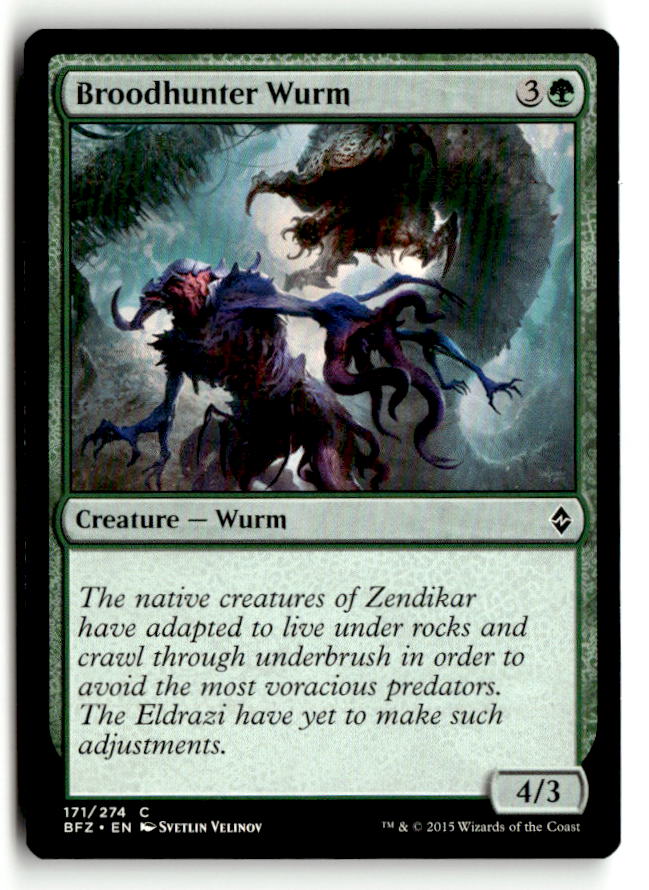 Broodhunter Wurm | Lightly Played / English / Normal