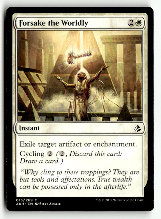 Forsake the Worldly | Lightly Played / English / Normal