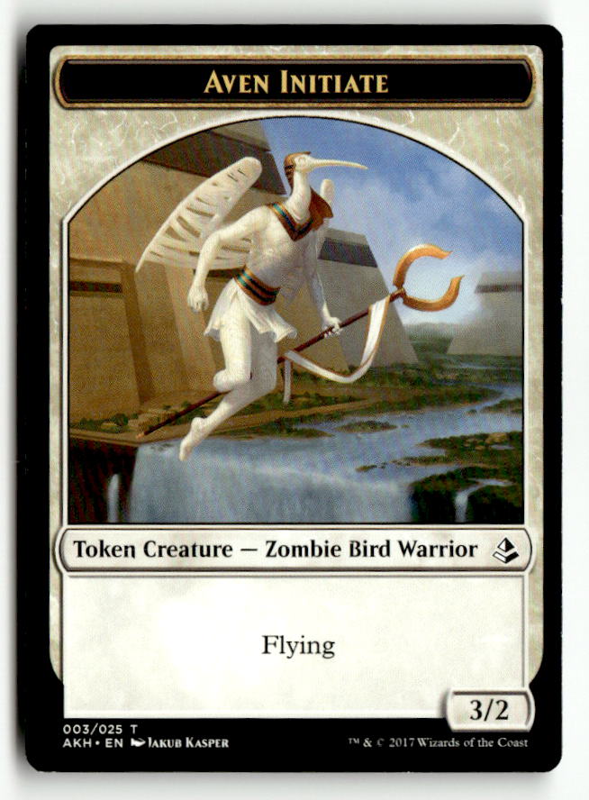 Aven Initiate Token | Lightly Played / English / Normal