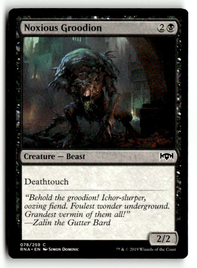 Noxious Groodion | Lightly Played / English / Normal