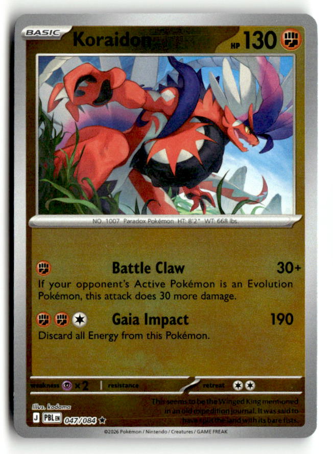 Koraidon | Near Mint / English / Reverse Holofoil