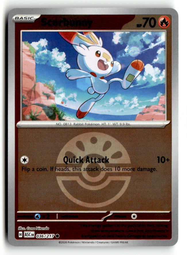 Scorbunny - 036/217 (Friend Ball)