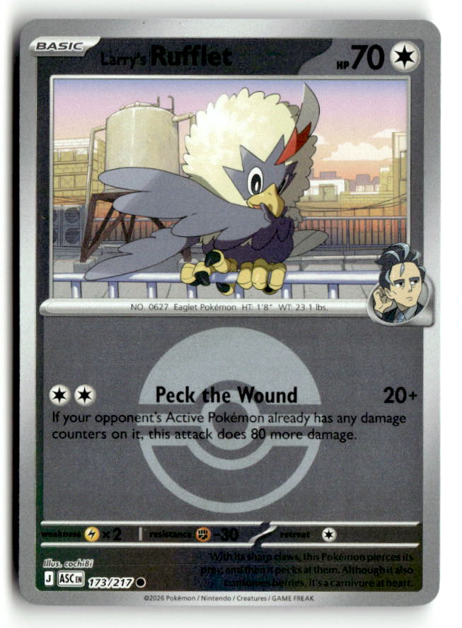 Larry's Rufflet (Poke Ball)