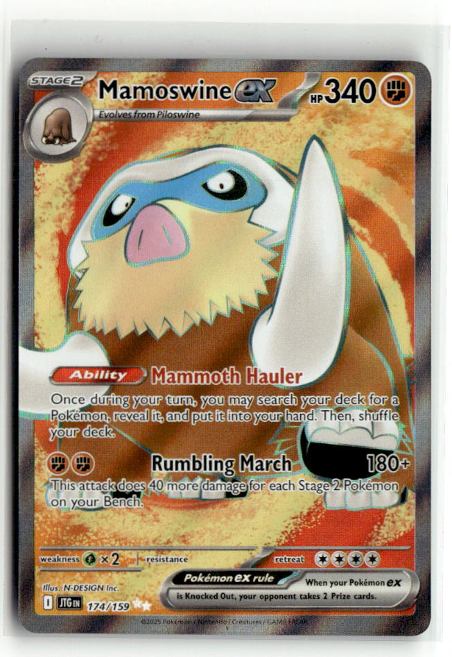 Mamoswine ex - 174/159 | Near Mint / English / Holofoil