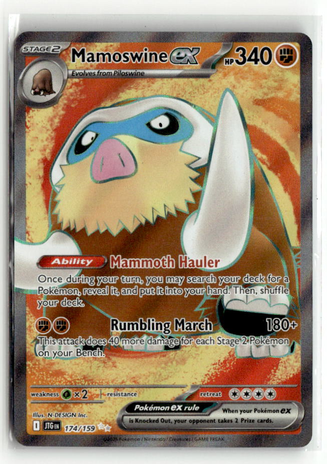 Mamoswine ex - 174/159 | Near Mint / English / Holofoil