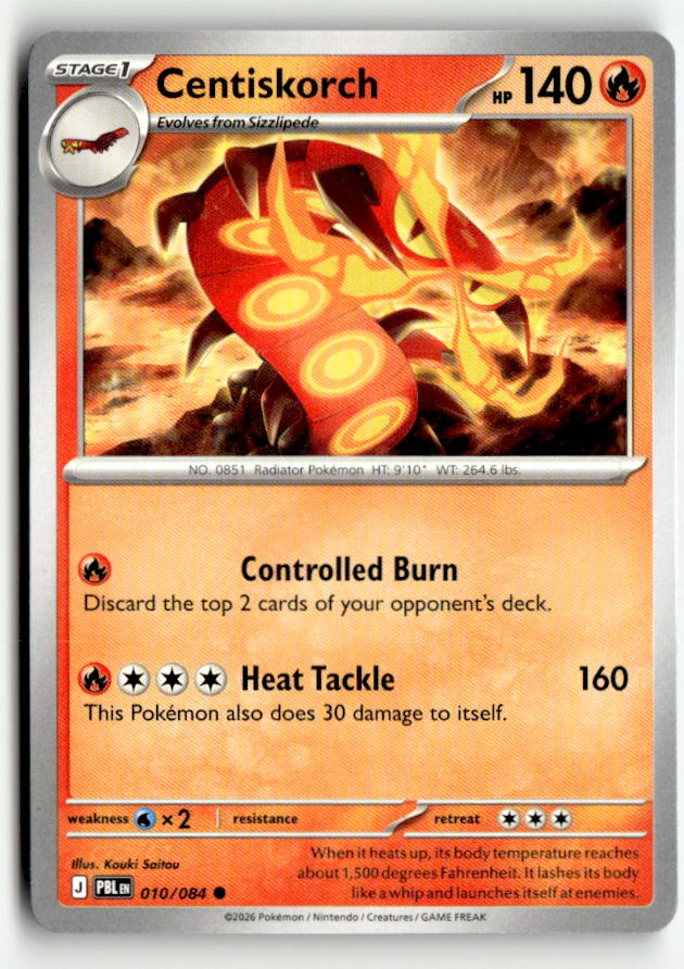 Centiskorch | Near Mint / English / Normal