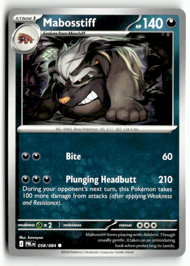 Mabosstiff | Near Mint / English / Normal