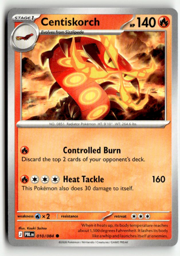 Centiskorch | Near Mint / English / Normal