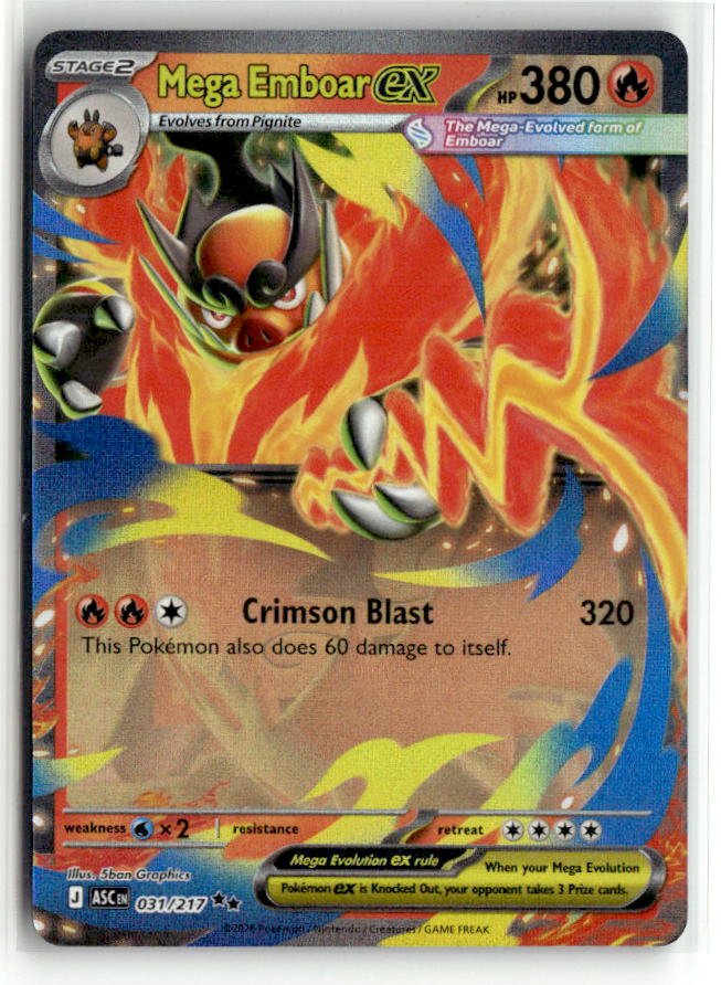 Mega Emboar ex - 031/217