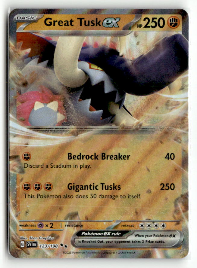 Great Tusk ex - 123/198