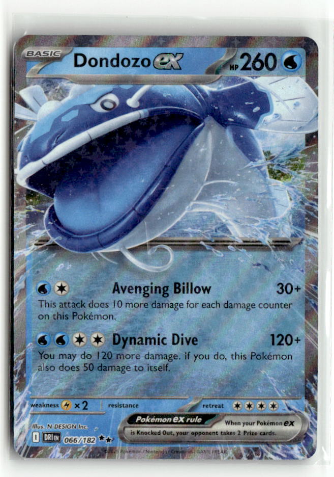 Dondozo ex - 066/182 | Near Mint / English / Holofoil