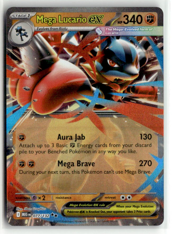 Mega Lucario ex - 077/132