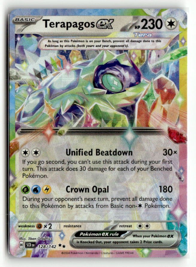 Terapagos ex - 128/142 | Near Mint / English / Holofoil