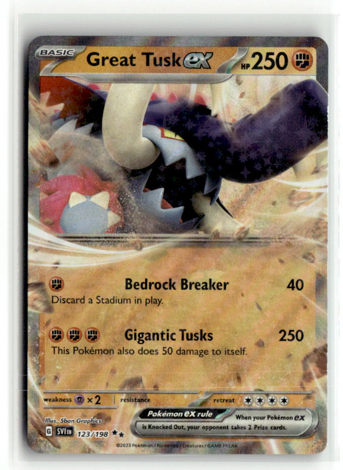 Great Tusk ex - 123/198