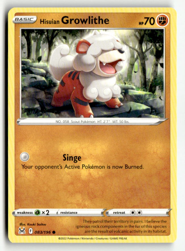 Hisuian Growlithe