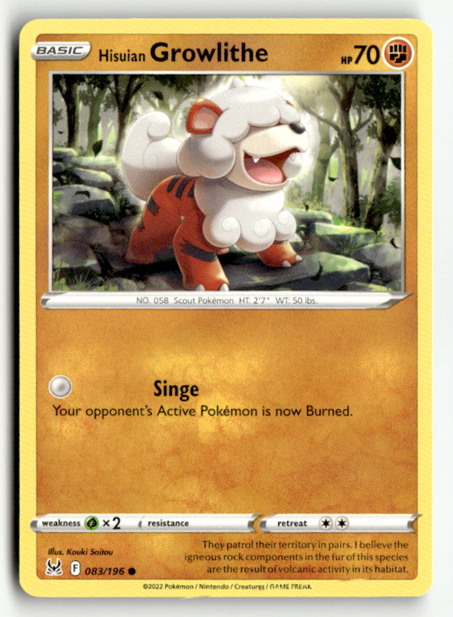 Hisuian Growlithe