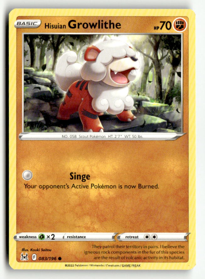 Hisuian Growlithe