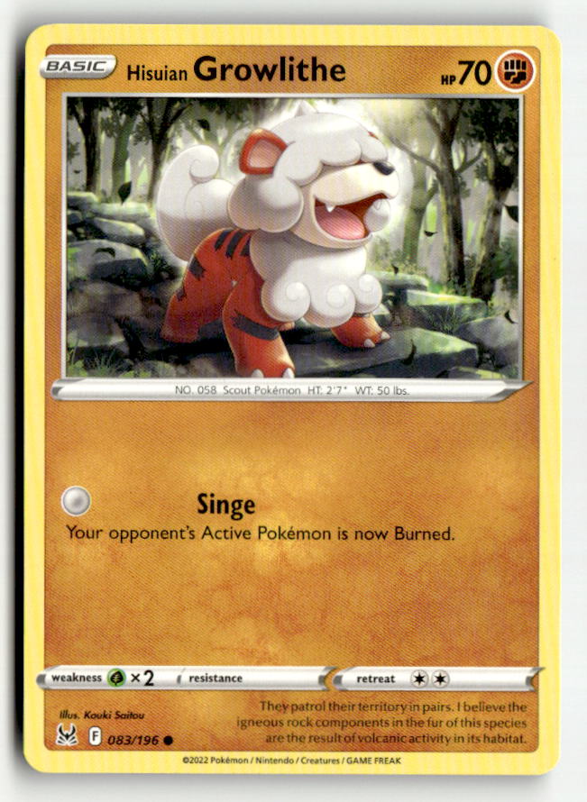 Hisuian Growlithe