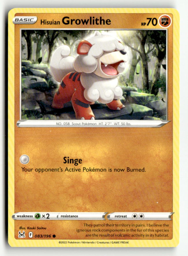 Hisuian Growlithe