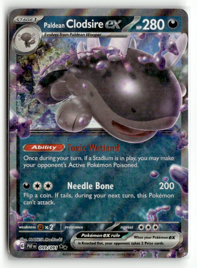 Paldean Clodsire ex - 059/091