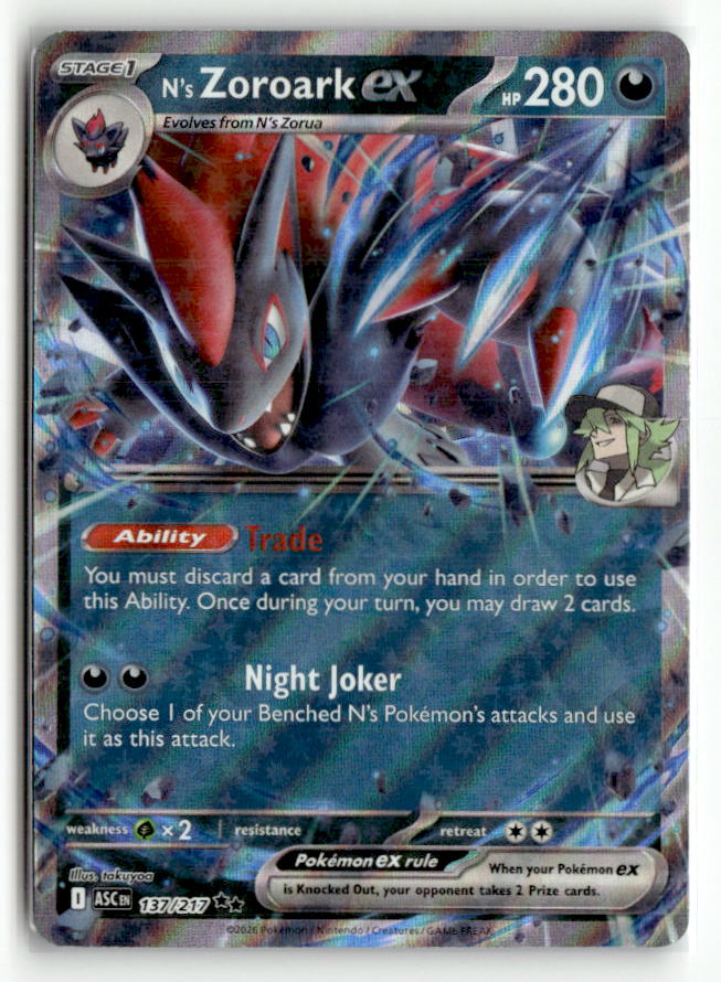 N's Zoroark ex - 137/217