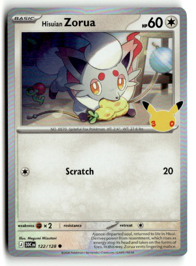 Hisuian Zorua - 122/128