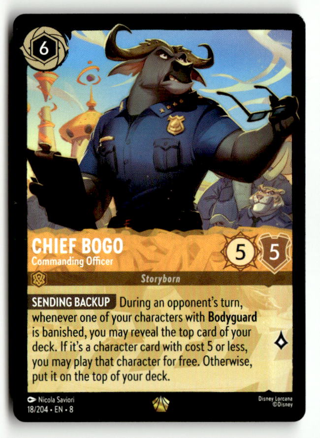 Chief Bogo- Commanding Officer