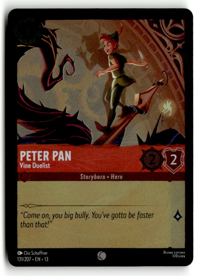 Peter Pan - Vine Duelist | Near Mint / English / Cold Foil