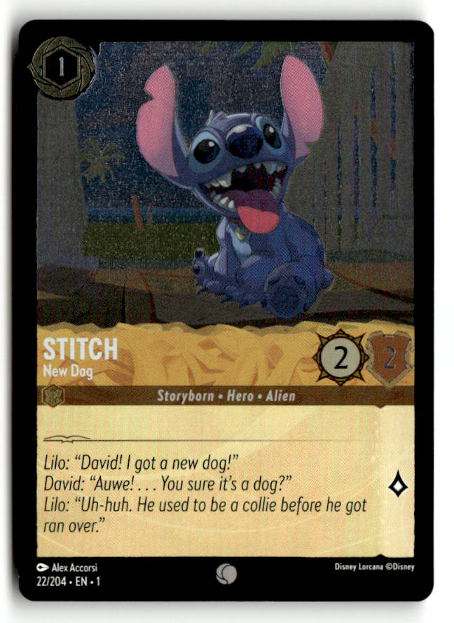 Stitch - New Dog | Near Mint / English / Cold Foil