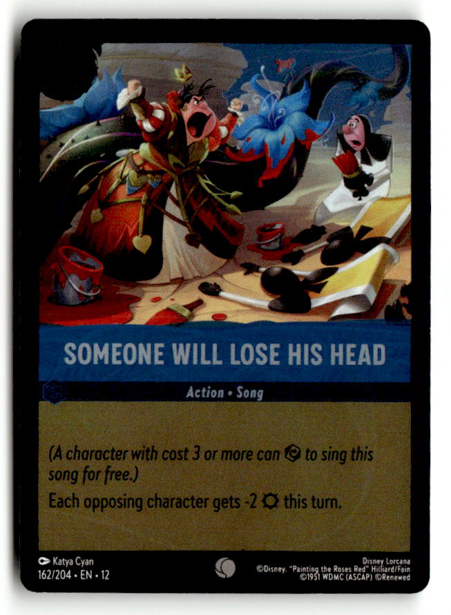 Someone Will Lose His Head