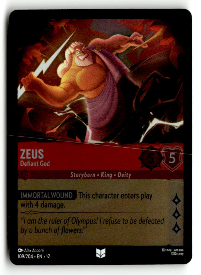 Zeus - Defiant God | Near Mint / English / Cold Foil