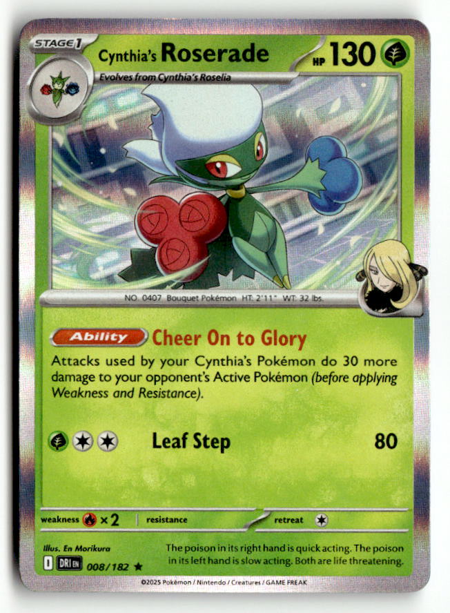 Cynthia's Roserade | Near Mint / English / Holofoil