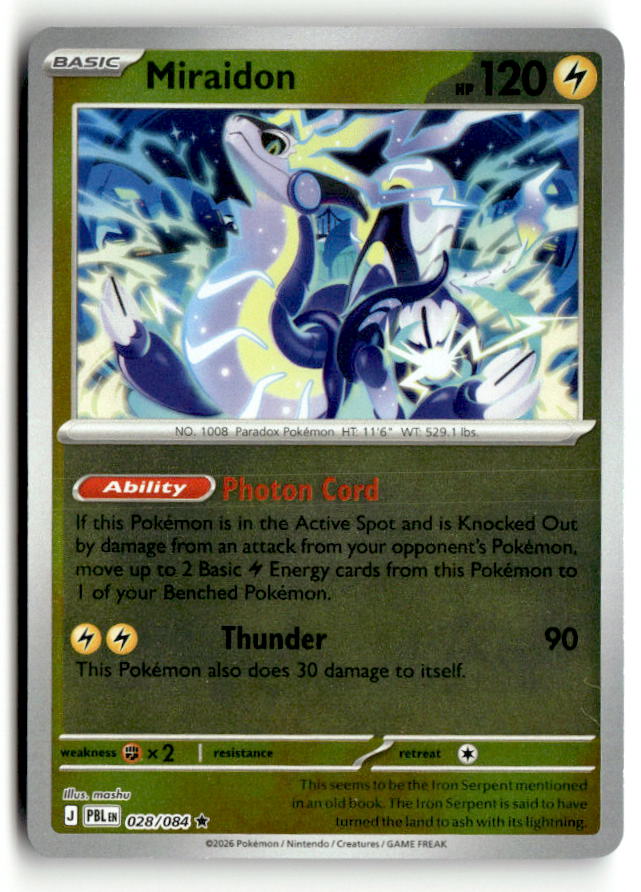 Miraidon | Near Mint / English / Reverse Holofoil