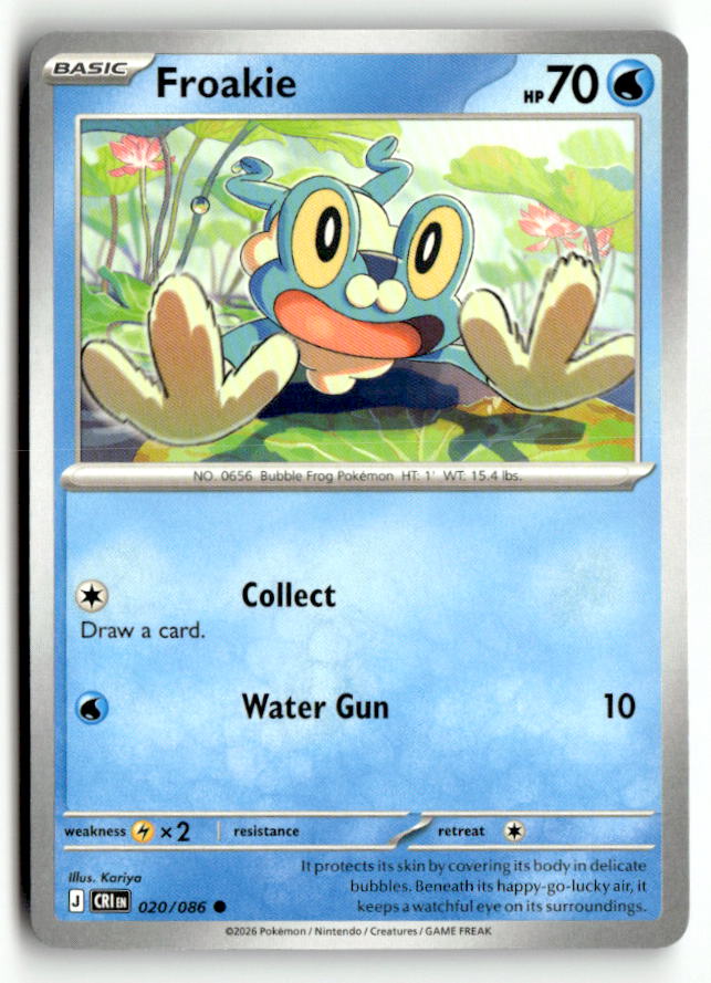 Froakie - 020/086